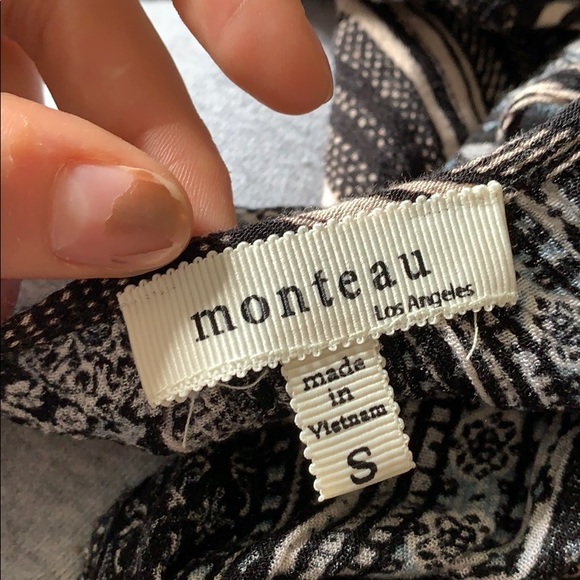 Monteau Patterned Blouse - Picture 5 of 5